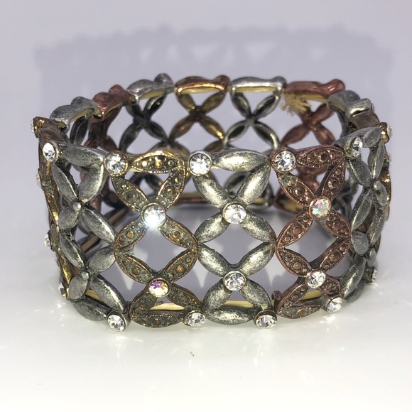 Vintage Stretch Bangle Bracelet - Picture 5 of 6